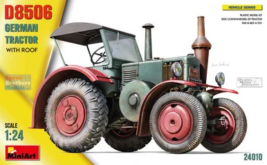 MIA24010 1:24 Miniart German Tractor D8506 with Roof