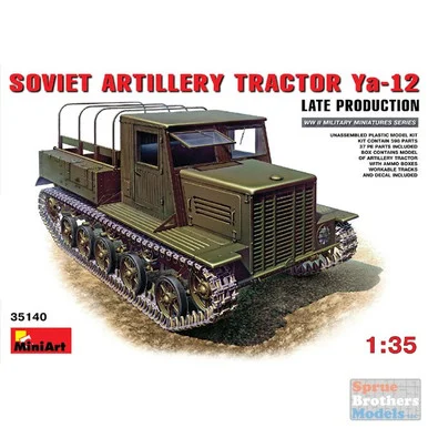 MIA35140 1:35 Miniart Soviet Artillery Tractor Ya-12 Late
