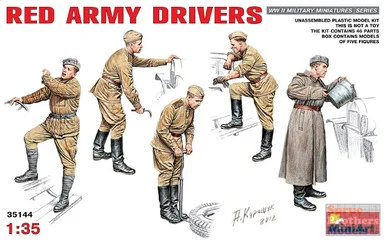 MIA35144 1:35 MiniArt Red Army Drivers WW2 Figure Set
