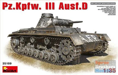 MIA35169 1:35 Miniart Panzer Pz.Kpfw.III Ausf D