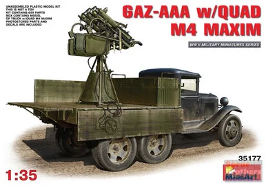 MIA35177 1:35 Miniart GAZ-AAA w/ Quad M-4 Maxim