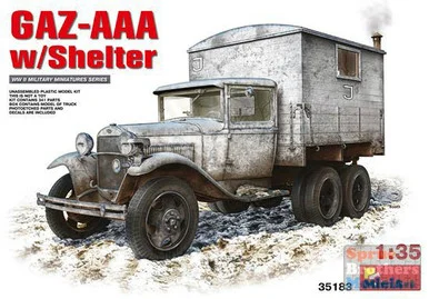 MIA35183 1:35 Miniart GAZ-AAA Truck with Shelter