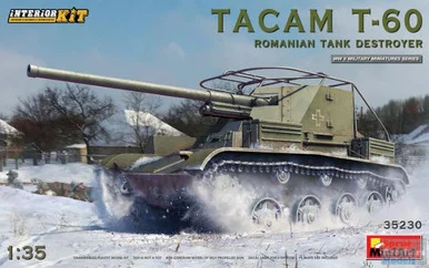 MIA35230 1:35 Miniart TACAM T-60 Romanian Tank Destroyer [Interior Kit]
