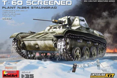 MIA35237 1:35 Miniart T-60 Screened Plant N.264 Stalingrad [Interior Kit]