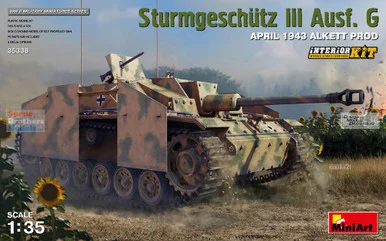 MIA35338 1:35 Miniart StuG.III Ausf.G April 1943 Alkett Production [INTERIOR KIT]