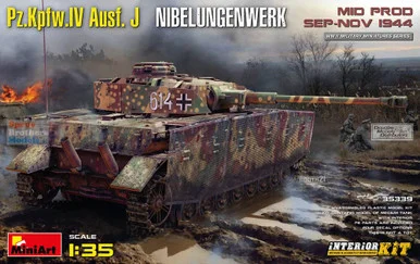 MIA35339 1:35 Miniart Panzer Pz.Kpfw.IV Ausf.J Nibelungwerk Mid Production Sep-Nov 1944