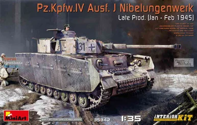 MIA35342 1:35 Miniart Panzer Pz.Kpfw.IV Ausf.J Nibelungenwerk Late Production [Interior Kit]