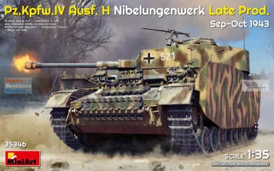 MIA35346 1:35 Miniart Panzer Pz.Pkfw.IV Ausf.H Nibelungenwerk Late Prod Sept-Oct 1943