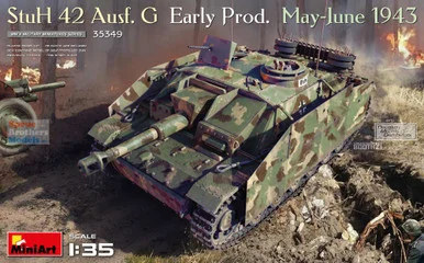 MIA35349 1:35 Miniart StuH 42 Ausf.G Early Production May-June 1943