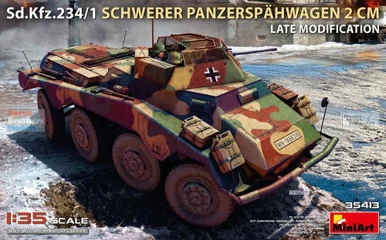 MIA35413 1:35 Miniart Sd.Kfz.234/1 Schwerer Panzerspahwagen 2cm Late