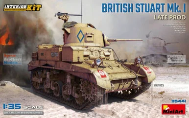 MIA35441 1:35 Miniart British Stuart Mk.I Late Production [Interior Kit]