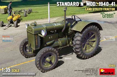 MIA35463 1:35 Miniart Standard N Mod 1940-41 Land Utility Tractor 'Green'