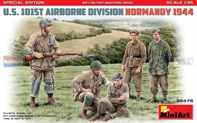 MIA35475 1:35 MiniArt US 101st Airborne Division Normandy 1944 Figure Set