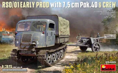 MIA35485 1:35 Miniart RSO/01 Early Prod with 7.5cm PaK40 & Crew