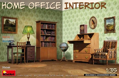 MIA35644 1:35 Miniart Home Office Interior