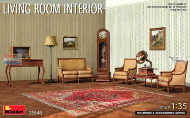 MIA35646 1:35 Miniart Living Room Interior
