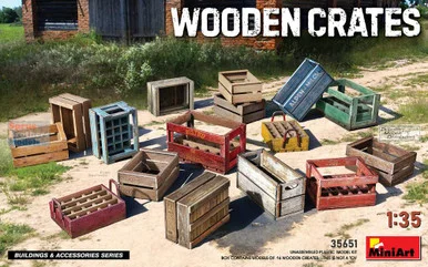 MIA35651 1:35 Miniart Wooden Crates