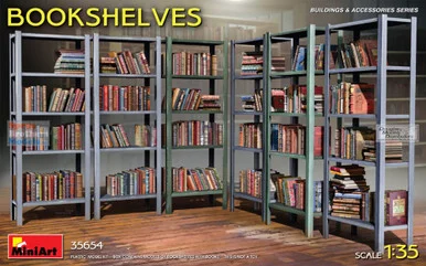 MIA35654 1:35 Miniart Bookshelves