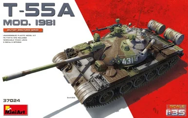 MIA37024 1:35 Miniart T-55A Mod. 1981