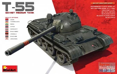 MIA37027 1:35 Miniart T-55 Soviet Medium Tank