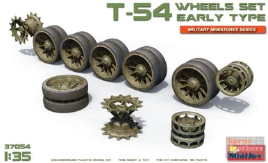 MIA37054 1:35 MiniArt T-54 Wheels Set Early Type