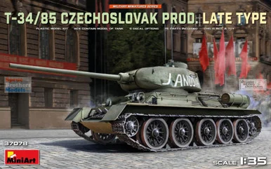 MIA37078 1:35 Miniart T-34/85 Czechoslovak Prod Late Type