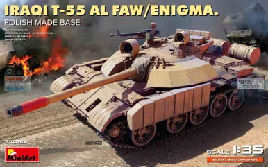 MIA37080 1:35 Miniart Iraqi T-55 Al Faw/Enigma (Polish Made Base)