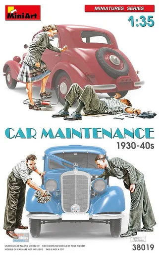 MIA38019 1:35 MiniArt 'Car Maintenance 1930-40s' Figure Set