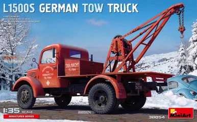 MIA38054 1:35 Miniart L1500S German Tow Truck