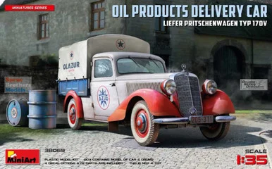 MIA38069 1:35 Miniart Liefer Pritschenwagen Typ 170V Oil Products Delivery Car
