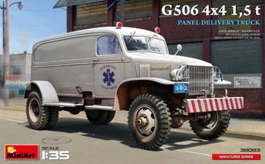 MIA38083 1:35 Miniart G506 4x4 1.5t Panel Delivery Truck