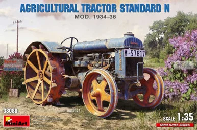 MIA38088 1:35 Miniart Agricultural Tractor Standard N Mod 1934-36