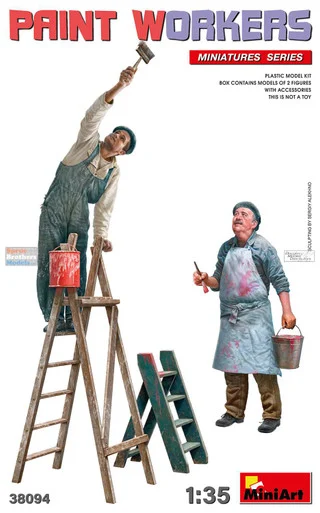 MIA38094 1:35 MiniArt Paint Workers Figure Set