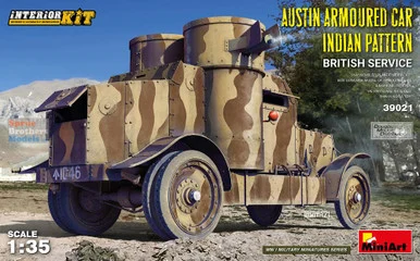 MIA39021 1:35 Miniart Austin Armoured Car Indian Pattern British Service