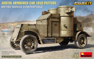 MIA39023 1:35 Miniart Austin Armoured Car 1918 Pattern British Service Dunsterforce
