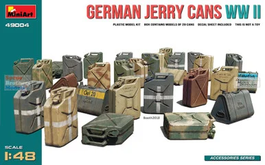 MIA49004 1:48 Miniart German WW2 Jerry Cans