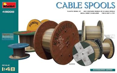 MIA49008 1:48 Miniart Cable Spools