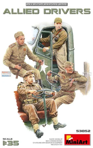 MIA53052 1:35 MiniArt Allied Drivers Figure Set