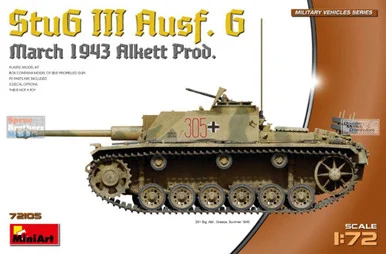 MIA72105 1:72 Miniart StuG.III Ausf.G March 1943 Allert Production