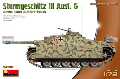 MIA72106 1:72 Miniart StuG.III Ausf.G April 1943 Allert Production
