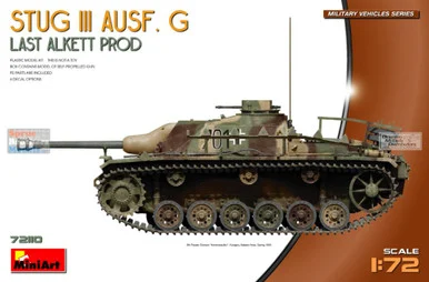 MIA72110 1:72 Miniart StuG.III Ausf.G Last Alkett Prod