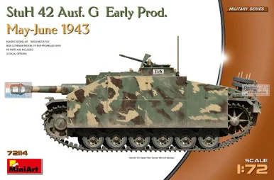 MIA72114 1:72 Miniart StuH 42 Ausf.G Early Production May-June 1943