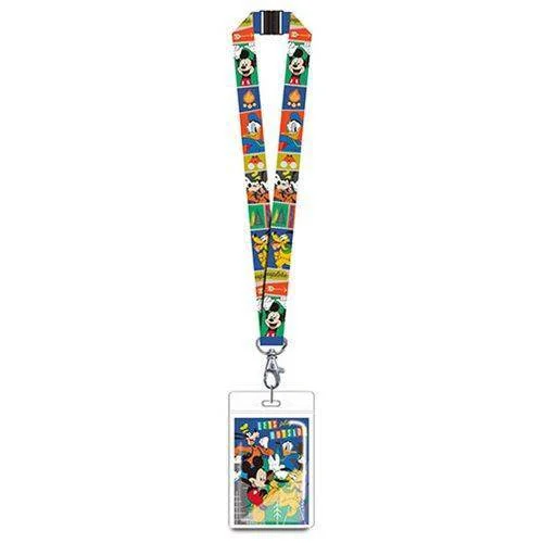 Mickey Mouse and Friends Lanyard - Monogram