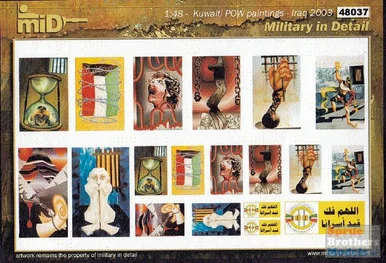 MID48037 1:48 Military In Detail - Kuwaiti POW Paintings Iraq 2003