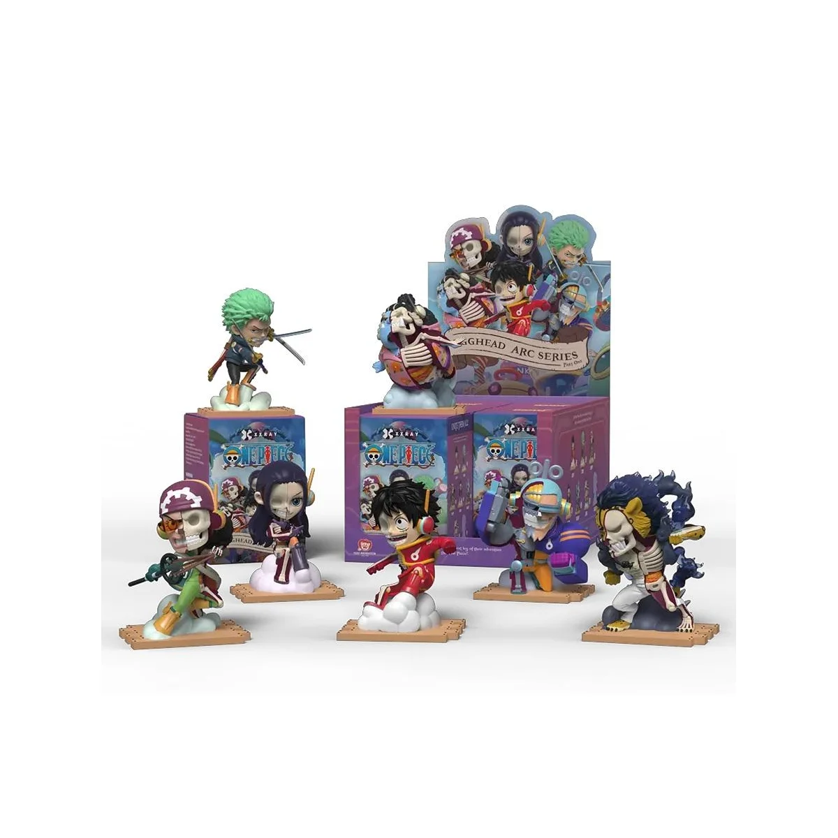 ONE PIECE - Egghead Arc Series Part 1 - XXRay (Display 6 Fig.) Figurine