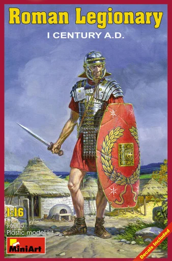 1/16 Miniart Roman Legionary I Century A.D. Plastic Model Kit