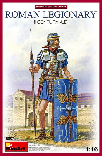 1/16 Miniart Roman Legionary Ii Century A.D. Plastic Model Kit