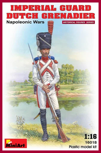 1/16 Miniart Imperial Guard Dutch Grenadier Napoleonic War Plastic Model Kit