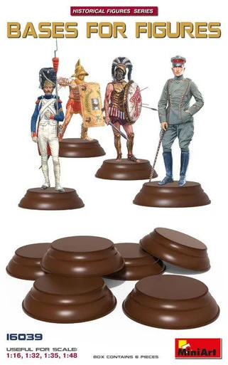 1/35 Miniart Bases for Figures 6 pc