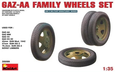 1/35 Miniart GAZ -AA Family Wheels set